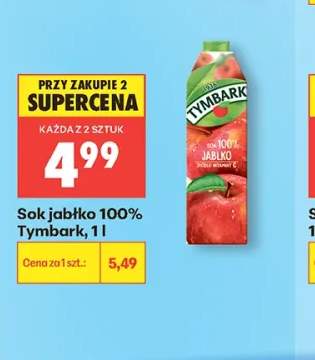 Sok jabłko 100% Tymbark