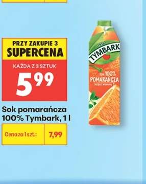 Sok pomarańcza 100% Tymbark