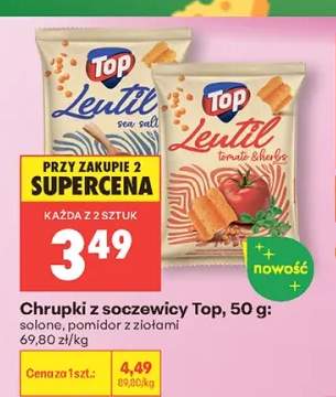 Chrupki z soczewicy Top solone