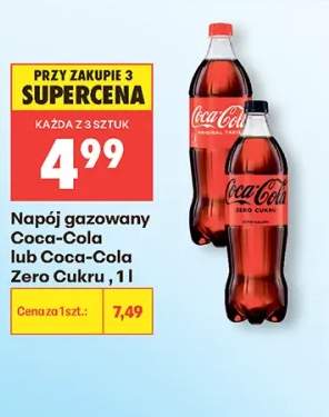 Napój gazowany Coca-Cola Zero Cukru