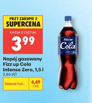 Napój gazowany Fizz up Cola Intense Zero