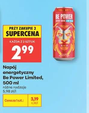Napój energetyczny Be Power Limited
