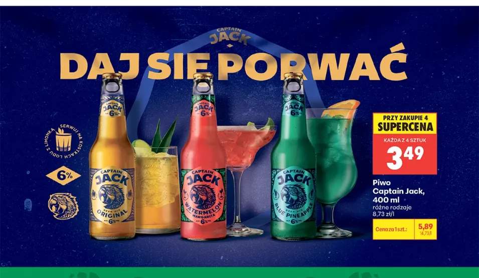 Piwo Captain Jack Watermelon Margarita