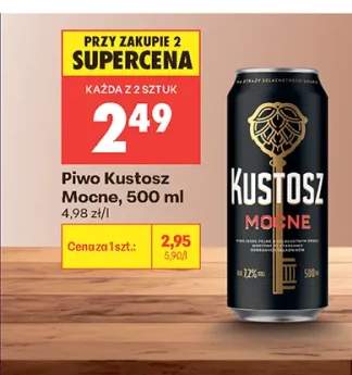 Piwo Kustosz Mocne