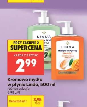 Kremowe mydło w płynie Linda