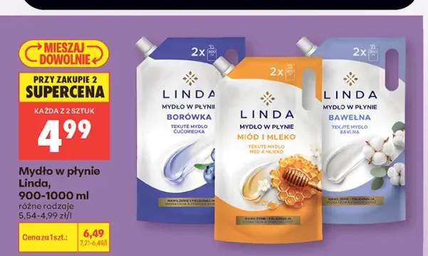 Mydło w płynie Linda Bawełna