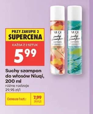 Suchy szampon do włosów Niuqi Juicy Mango