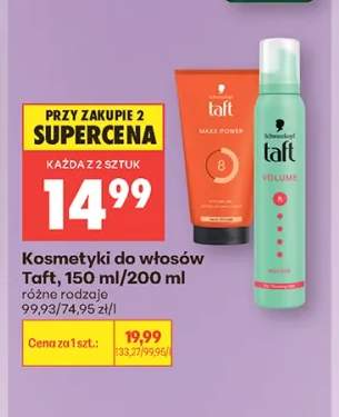 Żel do włosów Taft Maxx Power