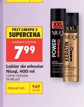 Lakier do włosów Niuqi