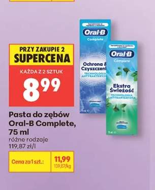 Pasta do zębów Oral-B Complete