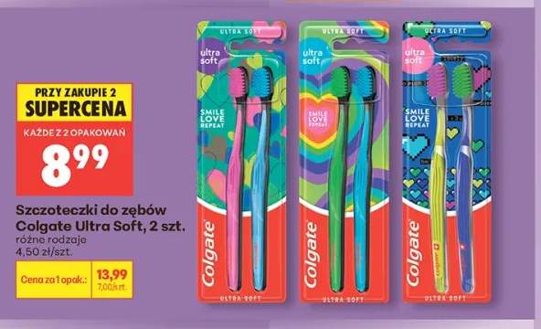 Szczoteczki do zębów Colgate Ultra Soft 2-pak