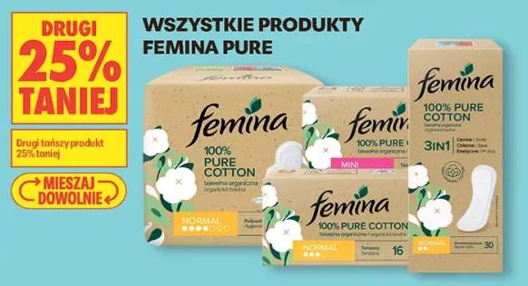 Podpaski Femina Pure Cotton Normal