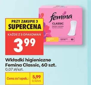 Wkładki higieniczne Femina Classic