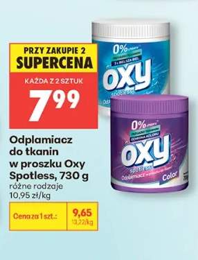 Odplamiacz do tkanin w proszku Oxy Spotless Color