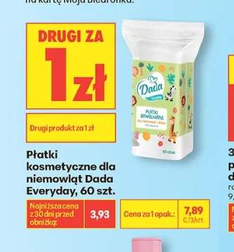 Płatki kosmetyczne dla niemowląt Dada Everyday
