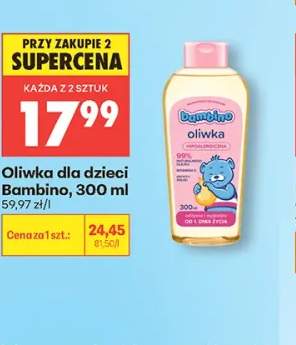 Oliwka dla dzieci Bambino