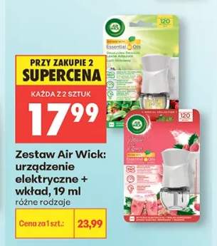 Zestaw Air Wick: urządzenie elektryczne + wkład