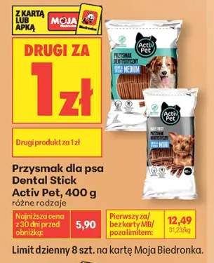 Przysmak dla psa Dental Stick Activ Pet