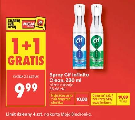 Spray Cif Infinite Clean