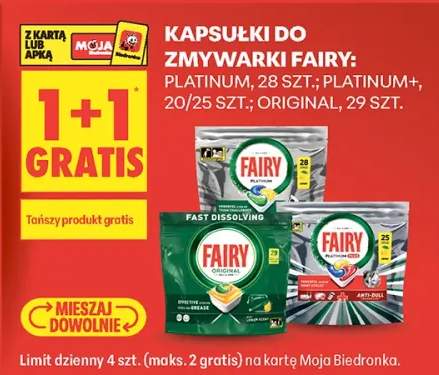 Kapsułki do zmywarki Fairy Platinum