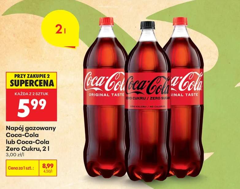 Napój gazowany Coca-Cola Zero Cukru