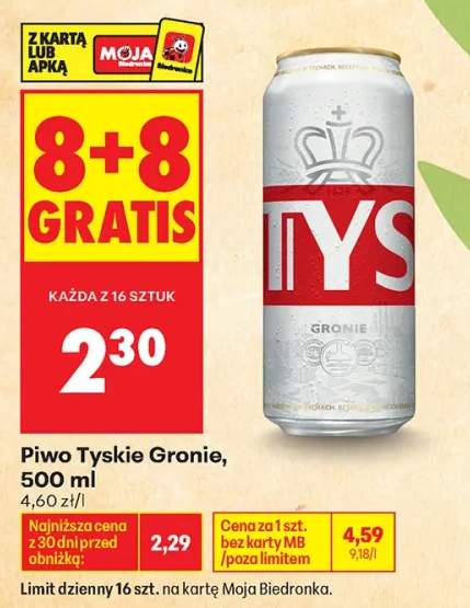 Piwo Tyskie Gronie