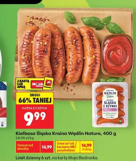 Kiełbasa Śląska Kraina Wędlin Nature