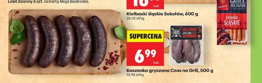Kaszanka gryczana Czas na Grill