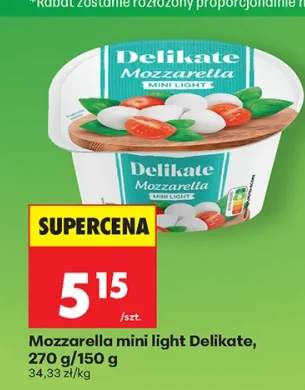Mozzarella mini light Delikate