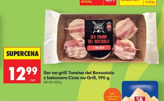 Ser na grill Tomino del Boscaiolo z bekonem Czas na Grill