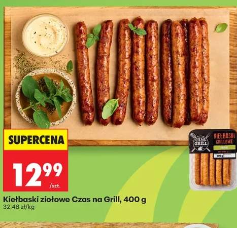 Kiełbaski ziołowe Czas na Grill