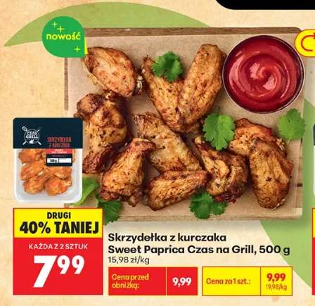 Skrzydełka z kurczaka Sweet Paprica Czas na Grill