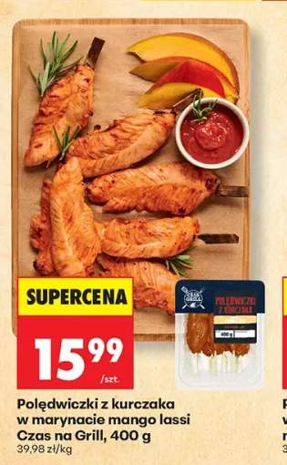 Polędwiczki z kurczaka w marynacie mango lassi Czas na Grill