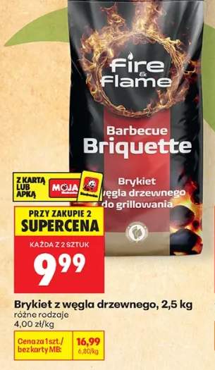 Brykiet z węgla drzewnego Fire & Flame