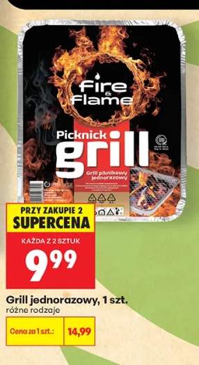 Grill jednorazowy Fire & Flame