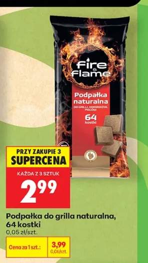 Podpałka do grilla naturalna Fire & Flame