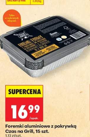 Foremki aluminiowe z pokrywką Czas na Grill
