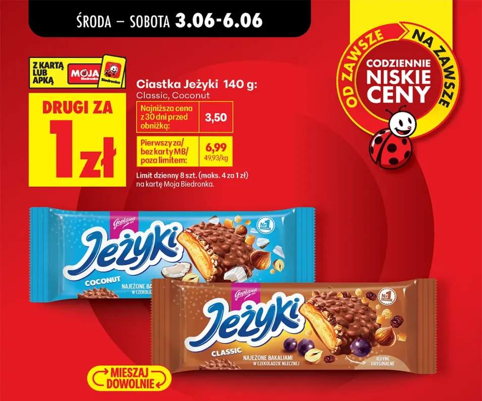Ciastka Jeżyki Classic