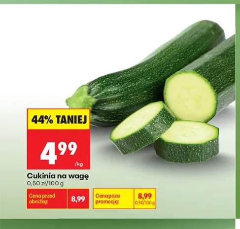 Cukinia na wagę
