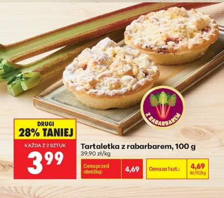 Tartaletka z rabarbarem