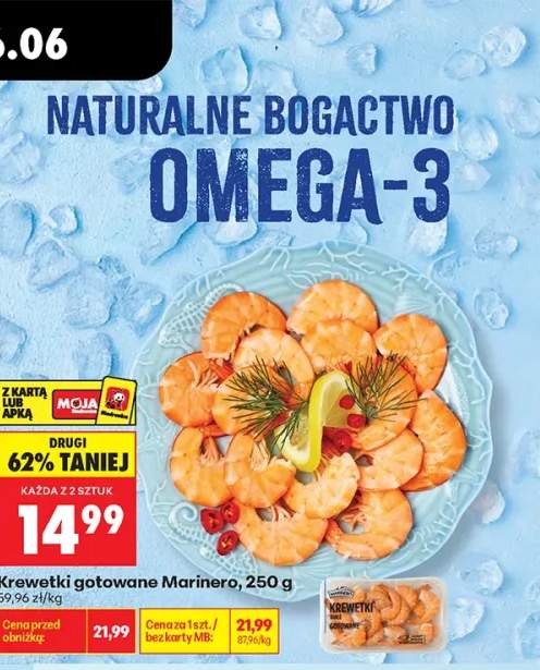 Krewetki gotowane Marinero