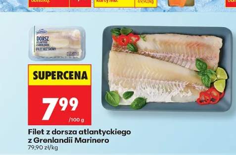 Filet z dorsza atlantyckiego z Grenlandii Marinero