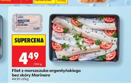 Filet z morszczuka argentyńskiego bez skóry Marinero