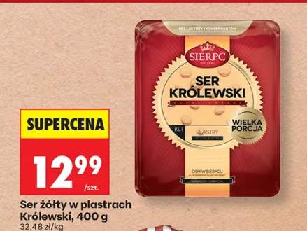 Ser żółty w plastrach Królewski Sierpc