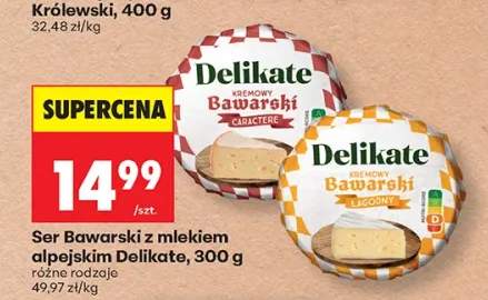 Ser Bawarski z mlekiem alpejskim Delikate