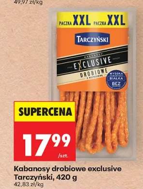 Kabanosy drobiowe exclusive Tarczyński