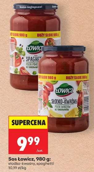 Sos Łowicz spaghetti