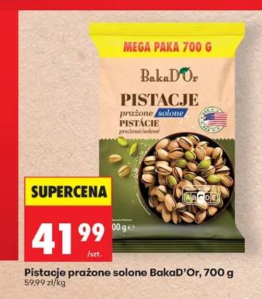 Pistacje prażone solone BakaD'Or