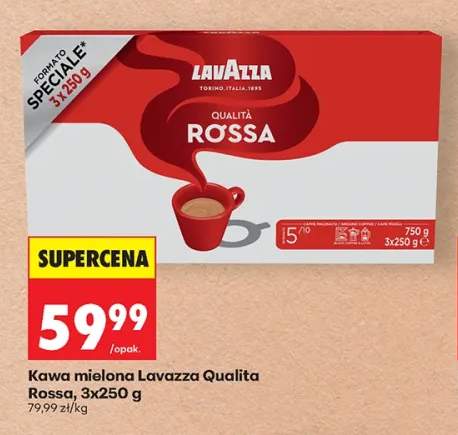 Kawa mielona Lavazza Qualita Rossa 3-pak 250 g