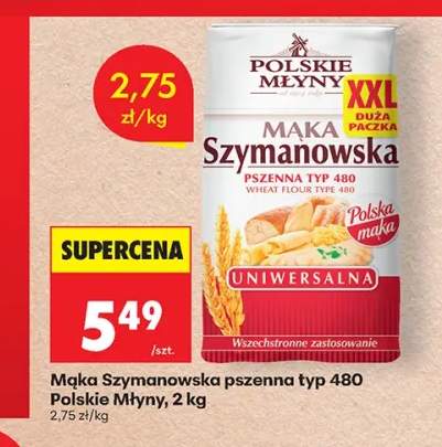 Mąka Szymanowska pszenna typ 480 Polskie Młyny